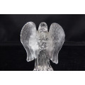 Hermoso adorno de cristal, ángel de cristal para regalos y recuerdos